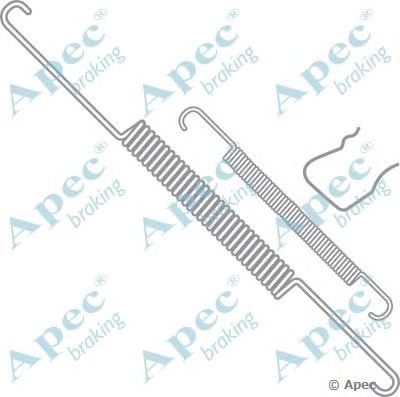 APEC BRAKING kit709 -  Комплектующие, тормозная колодка